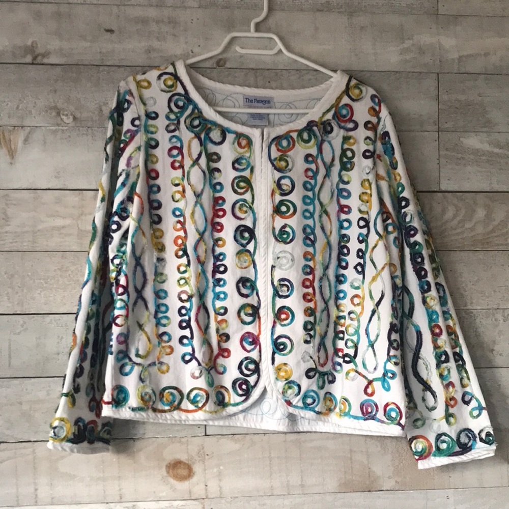 Oversize fit Tie dye swirl blazer